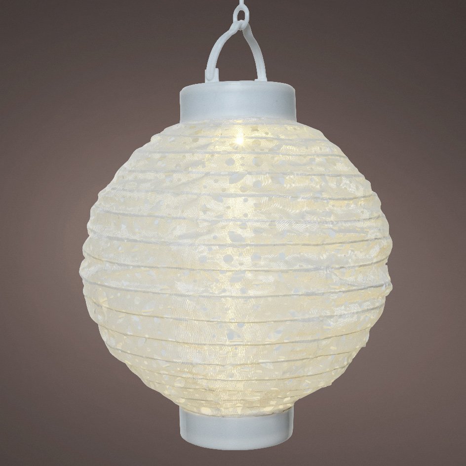 Lanterna cinese LED Boule - Blanc chaud - Piccolo mobilio da giardino -  Eminza