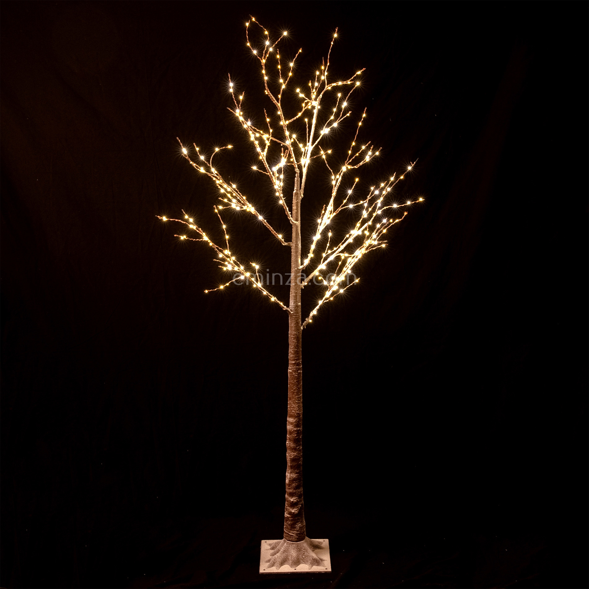 Arbre Lumineux LED - 144 Lumières Blanc Chaud, USB/piles, Idéal Pour Noël, Halloween, Décoration D'intérieur