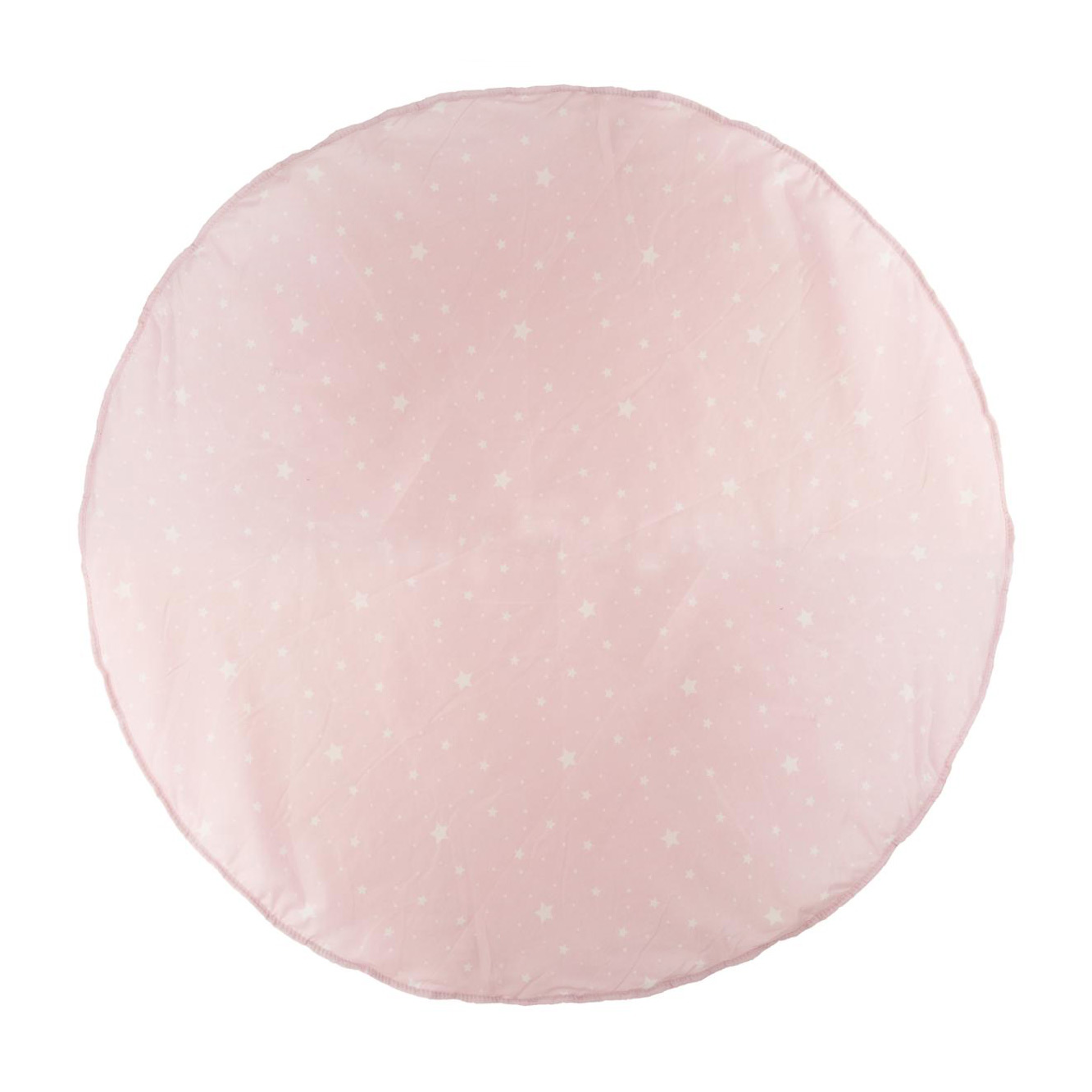 Tapis Pour Enfant Rose – Diamètre 120 Cm – Polyester Doux – Atmosphera