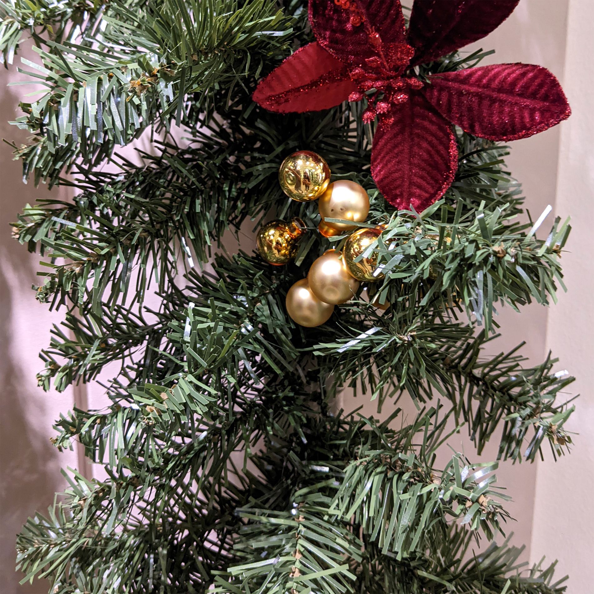 Décoration de Noël - Guirlande, Boule de Noël, Sapin - Eminza