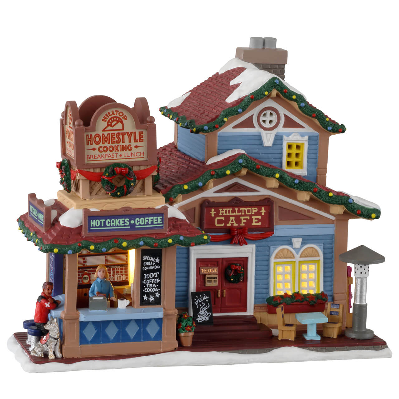 Figurine Lemax Village De Noël - Ouvrier De Marché - Décoration Pour Village De Noël