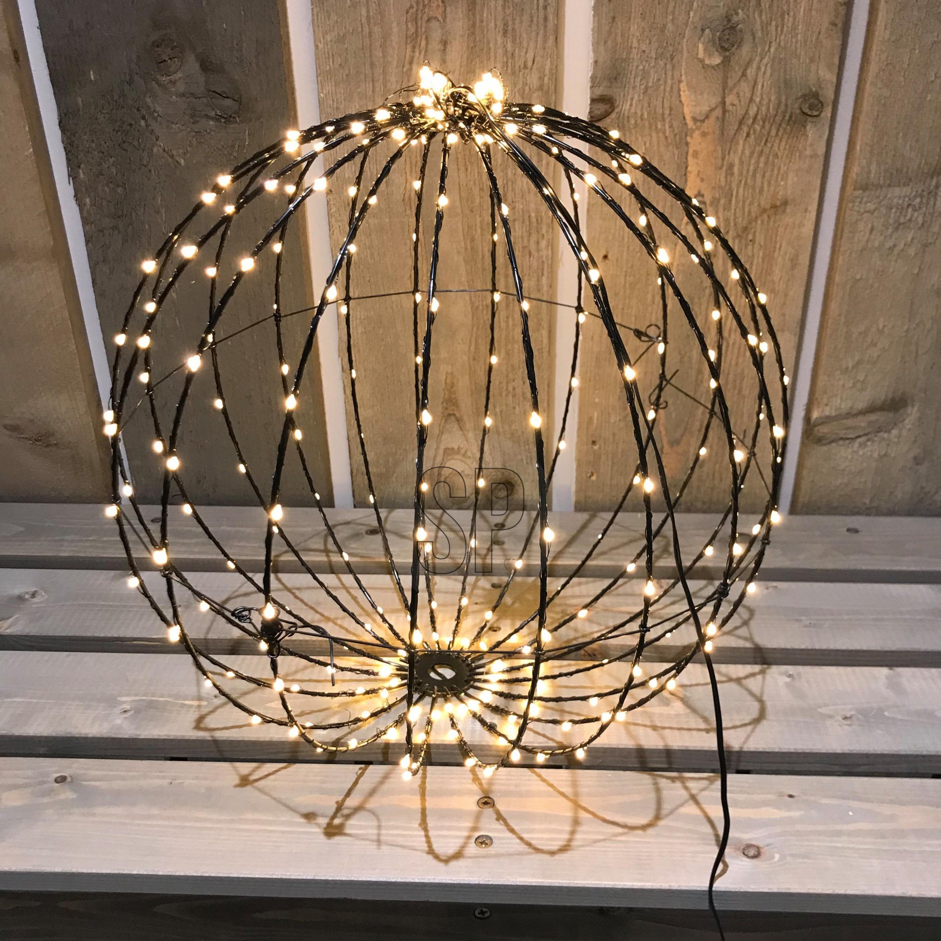 Lot De 3 Décorations Lumineuses Cerfs LED - 60 LEDs Blanc Chaud, Pour Jardin, Terrasse, Noël