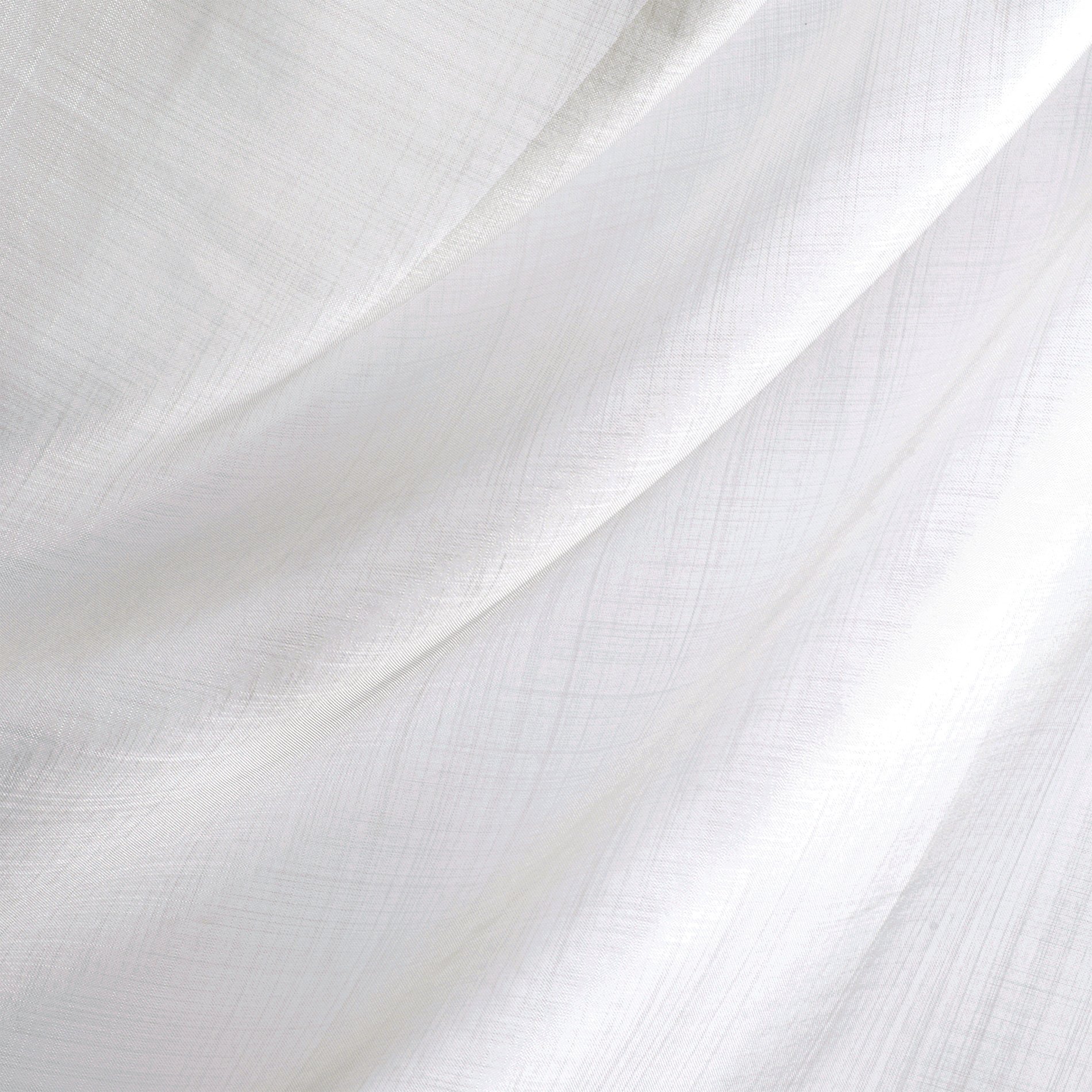 Tissu pour Voilage et vitrage Rideaux au mètre - 100% Polyester Effet Lin -  Hauteur cm 320 Grigio Gris