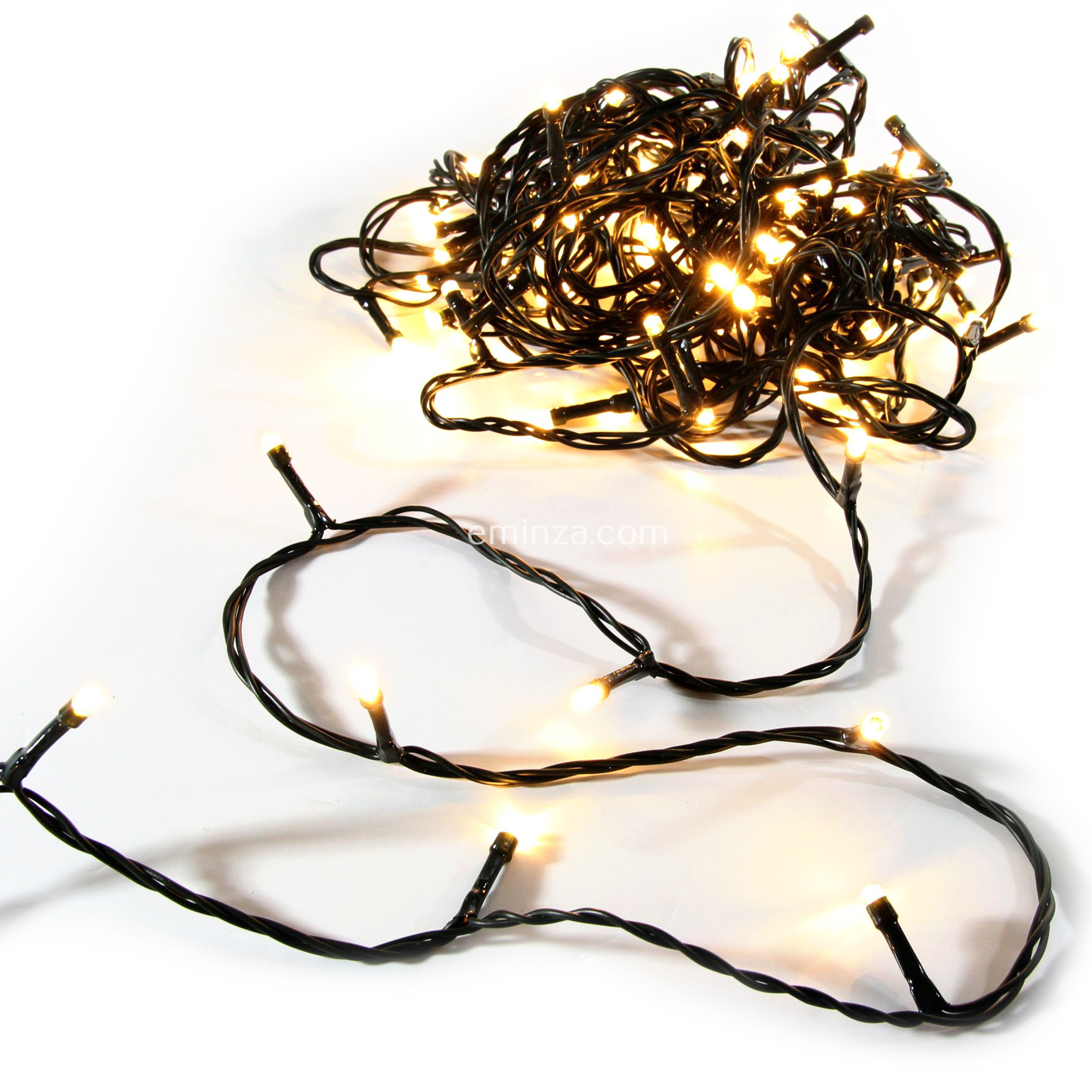 Guirlande lumineuse LED blanche et multicolore de 10 m ou 20 m pas