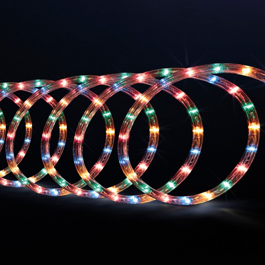 Tube lumineux 10 m Multicolore 180 LED - Décoration lumineuse - Eminza