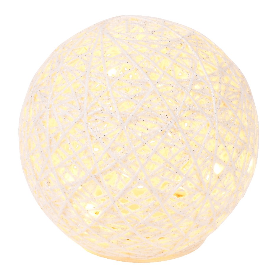 Boule à Neige Lumineuse De Noël Rotative à Piles - 10 Ml, Effet Boule De Neige Clignotante, Décoration Chambre Ou Salon