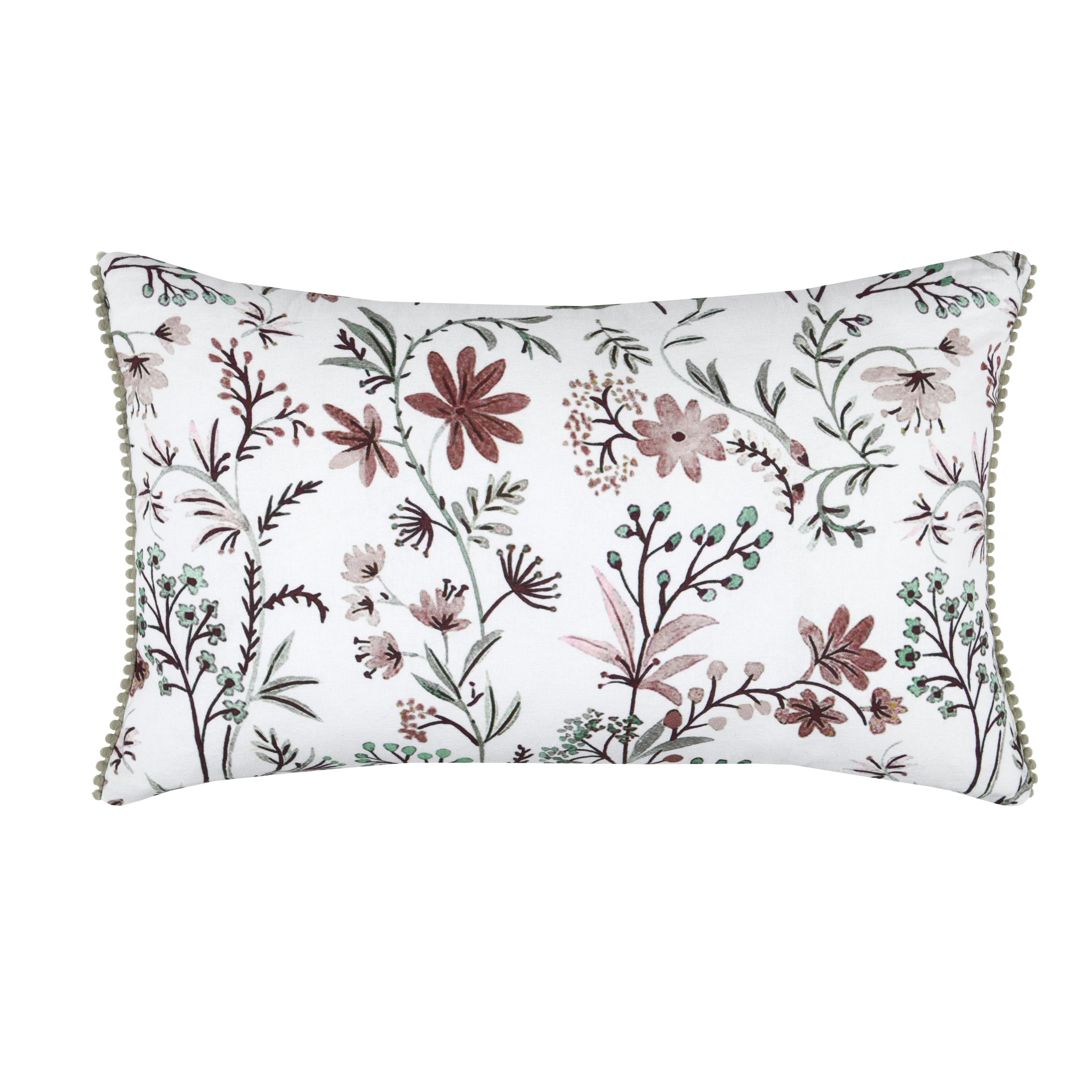Cuscino rettangolare (50 cm) Naomie Multicolore - Tessuto decorativo -  Eminza