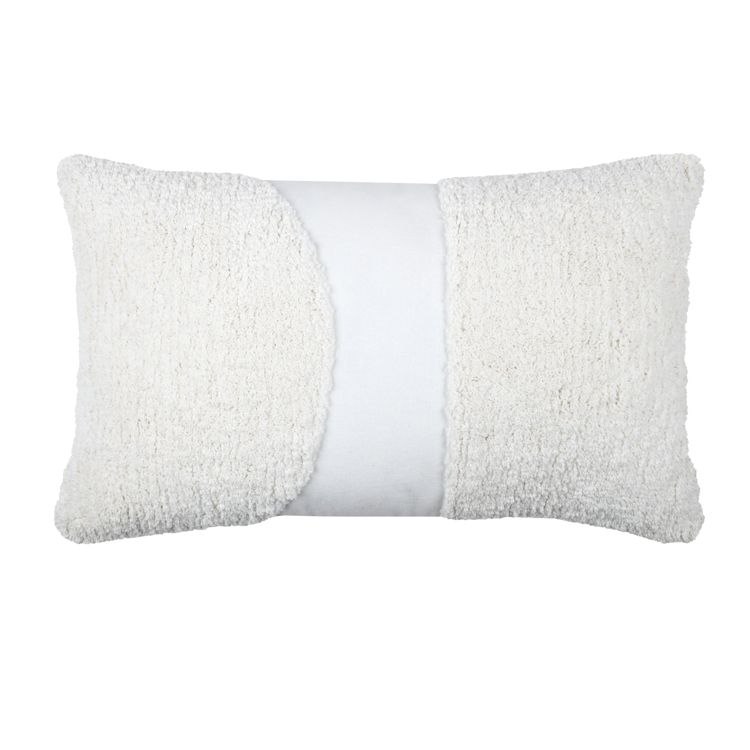 Coussin Décoratif Bella - 45x25x13 Cm, écru - Housse Polypropylène, Lavable