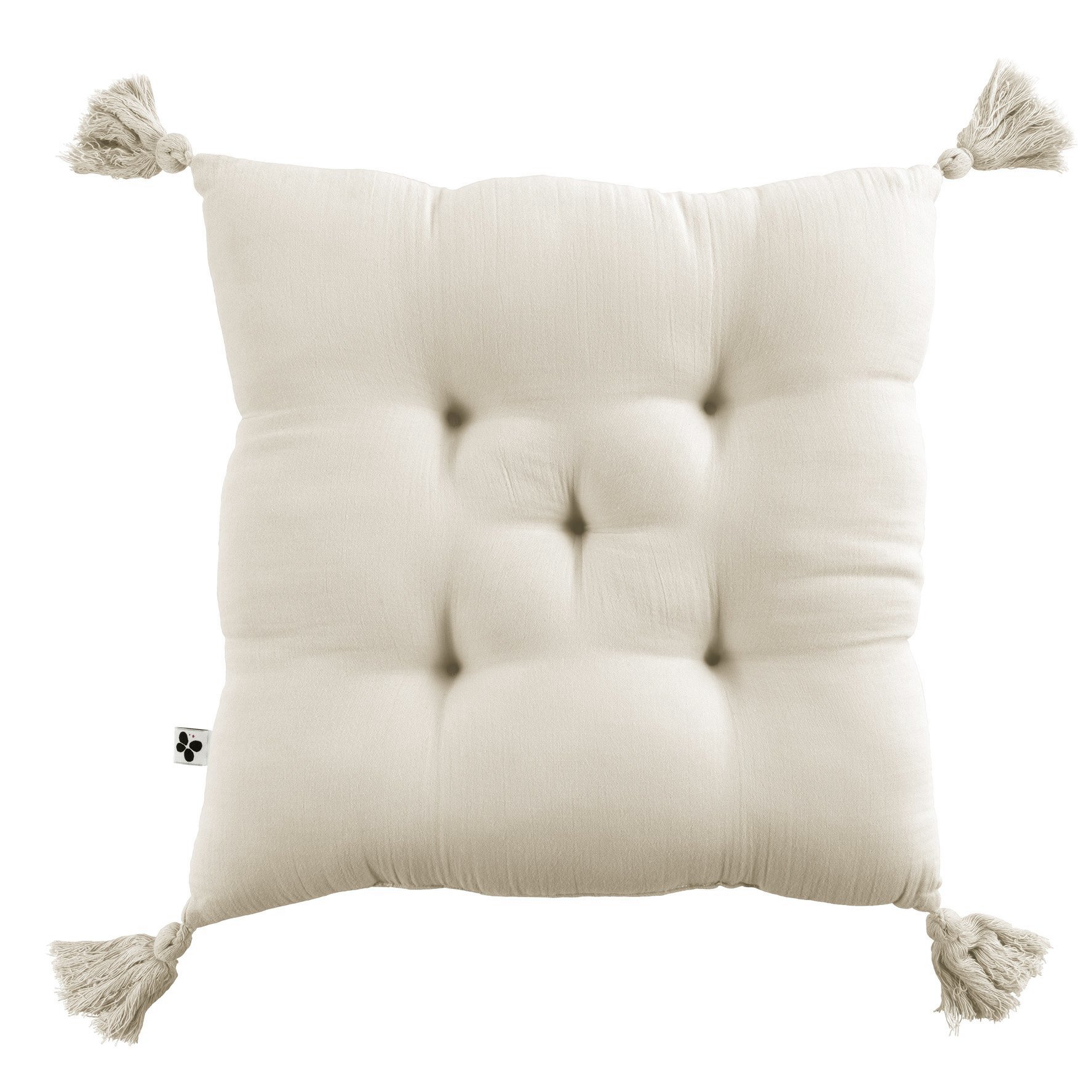 Cuscino per sedia (40 cm) Gaïa Beige pampa - Tessuto decorativo