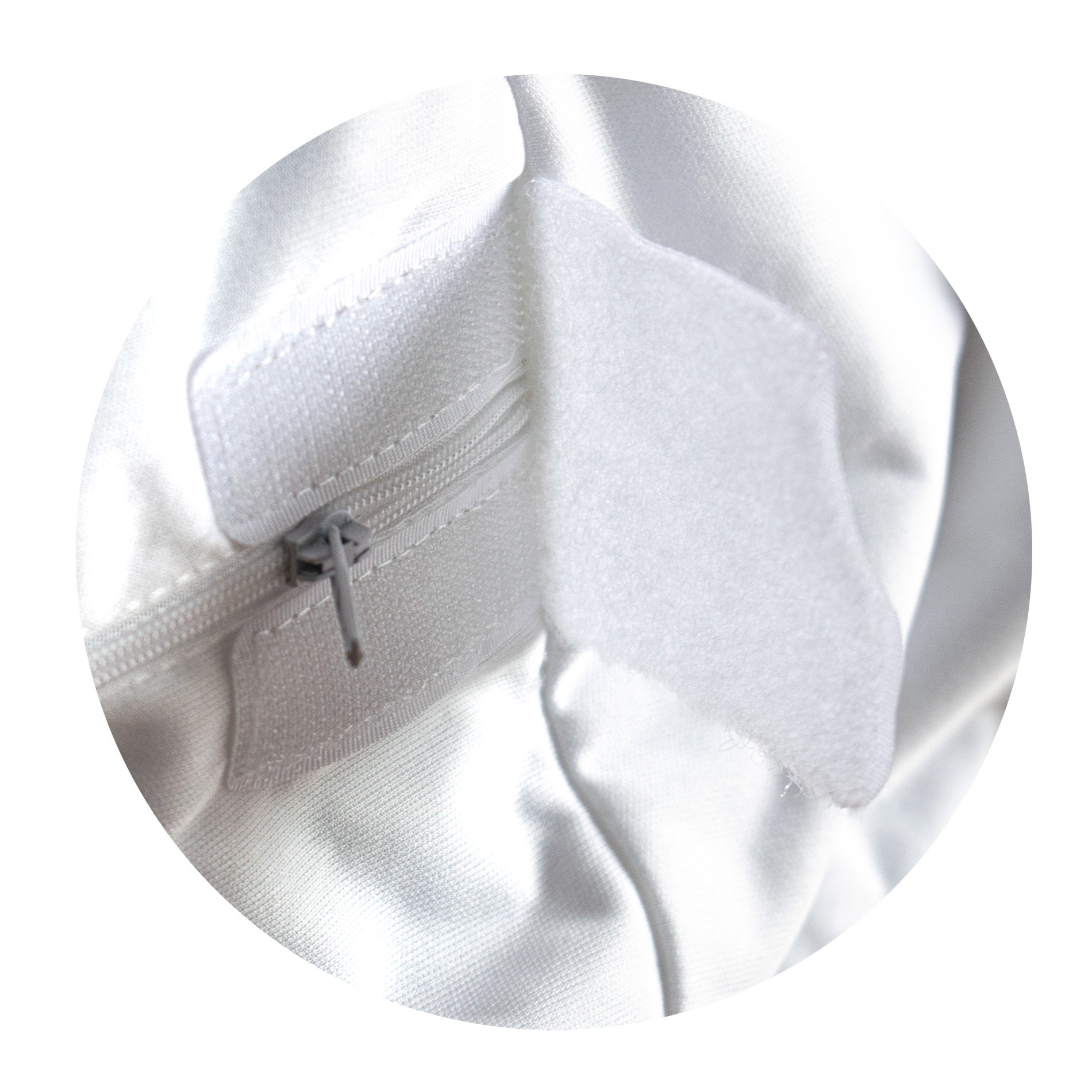 Housse De Sommier Anti Punaises De Lit Teskad - 160x190/200 Cm, étanche, Zip-n-Click, Pour Sommiers De 18 à 45 Cm