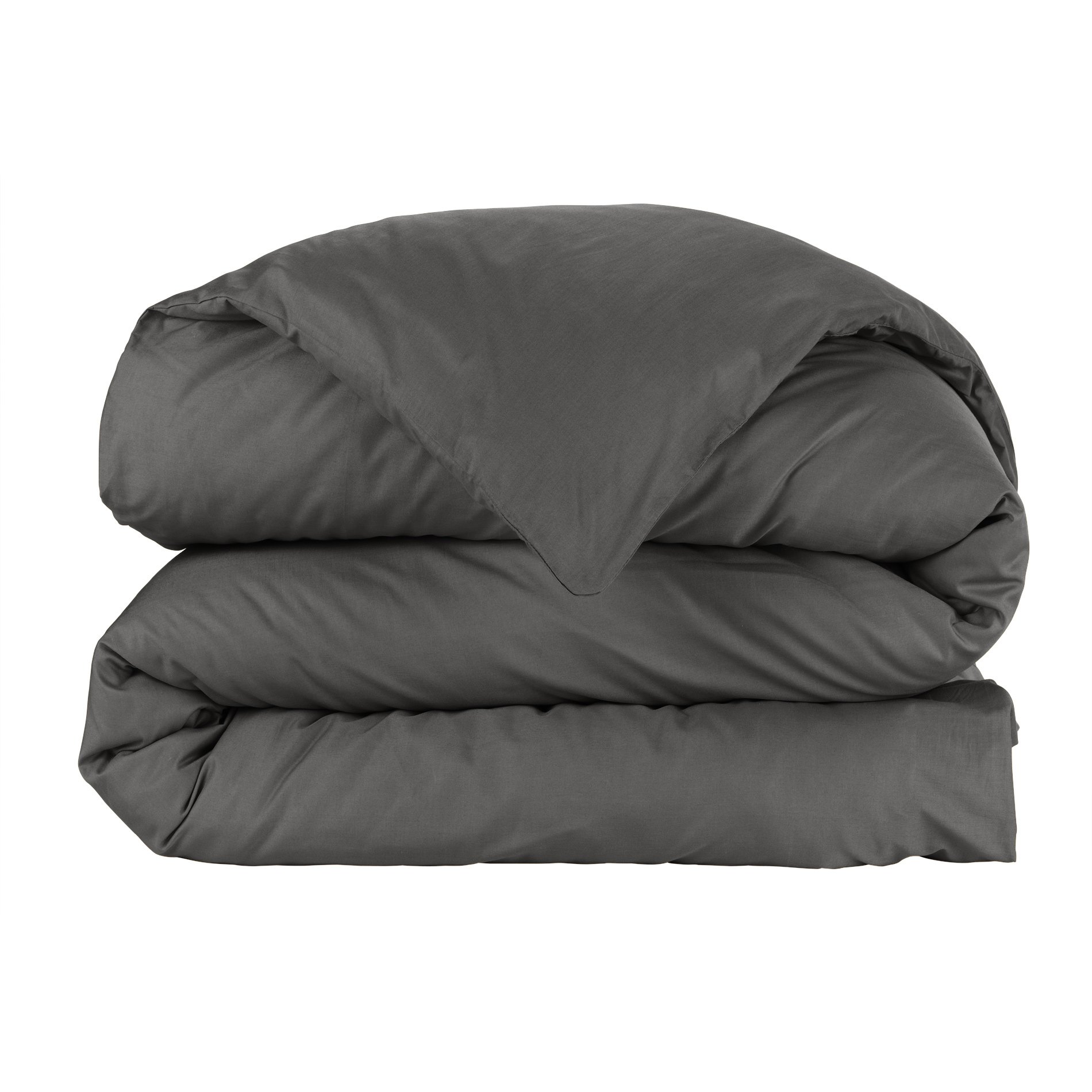 Housse de couette percale - Anthracite
