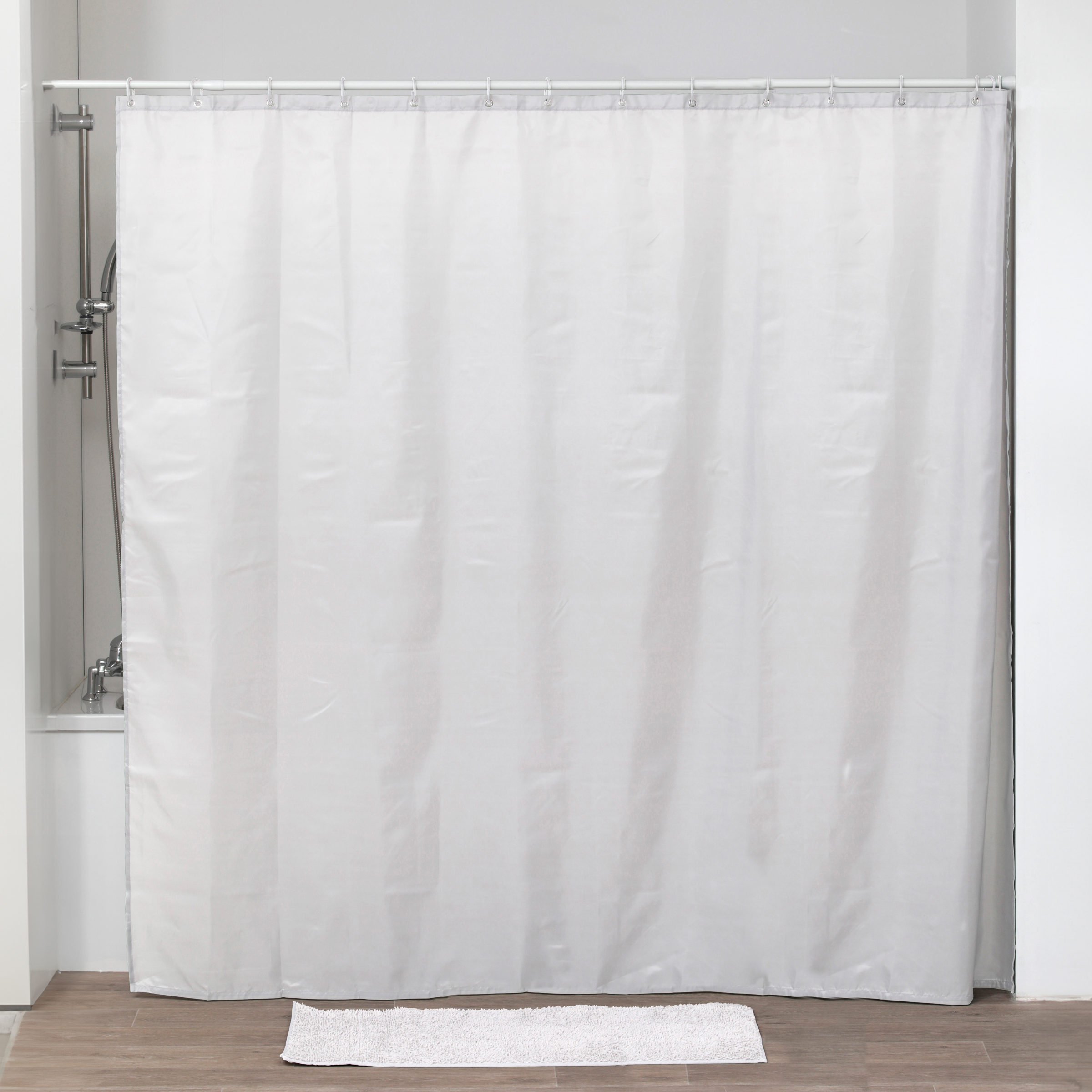 Rideau De Douche Pour Porte Arrière De Camping-car - Double Couche Noir 180x230 Cm | Intimité Et Protection Contre Vent/soleil