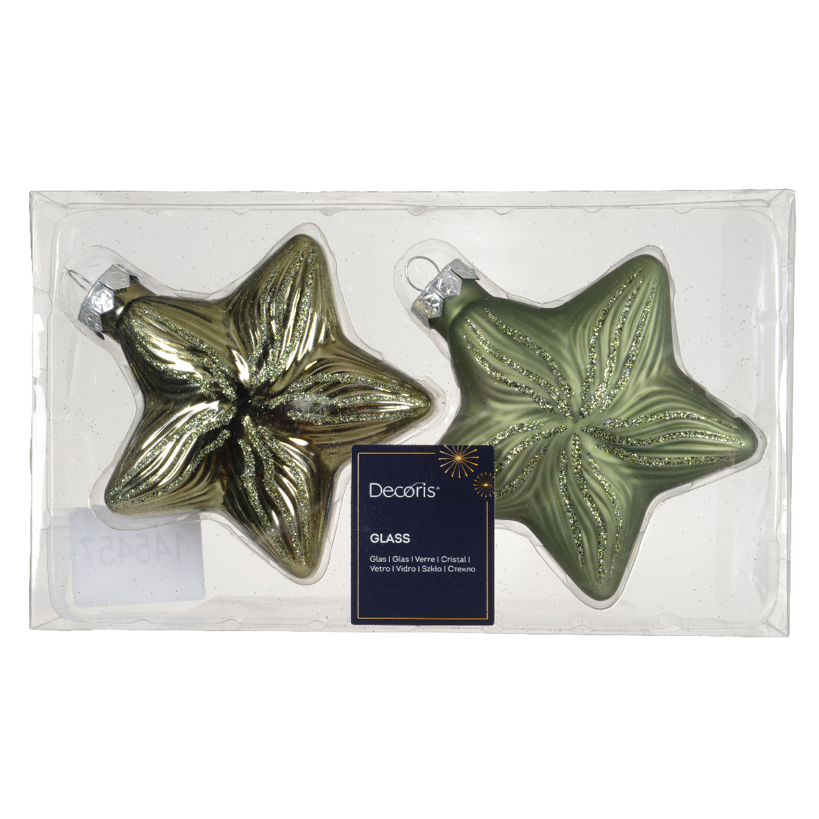 Kentop Lot de 3 Cimier Sapin de Noël Creux Étoile Pointe sapin de Noël