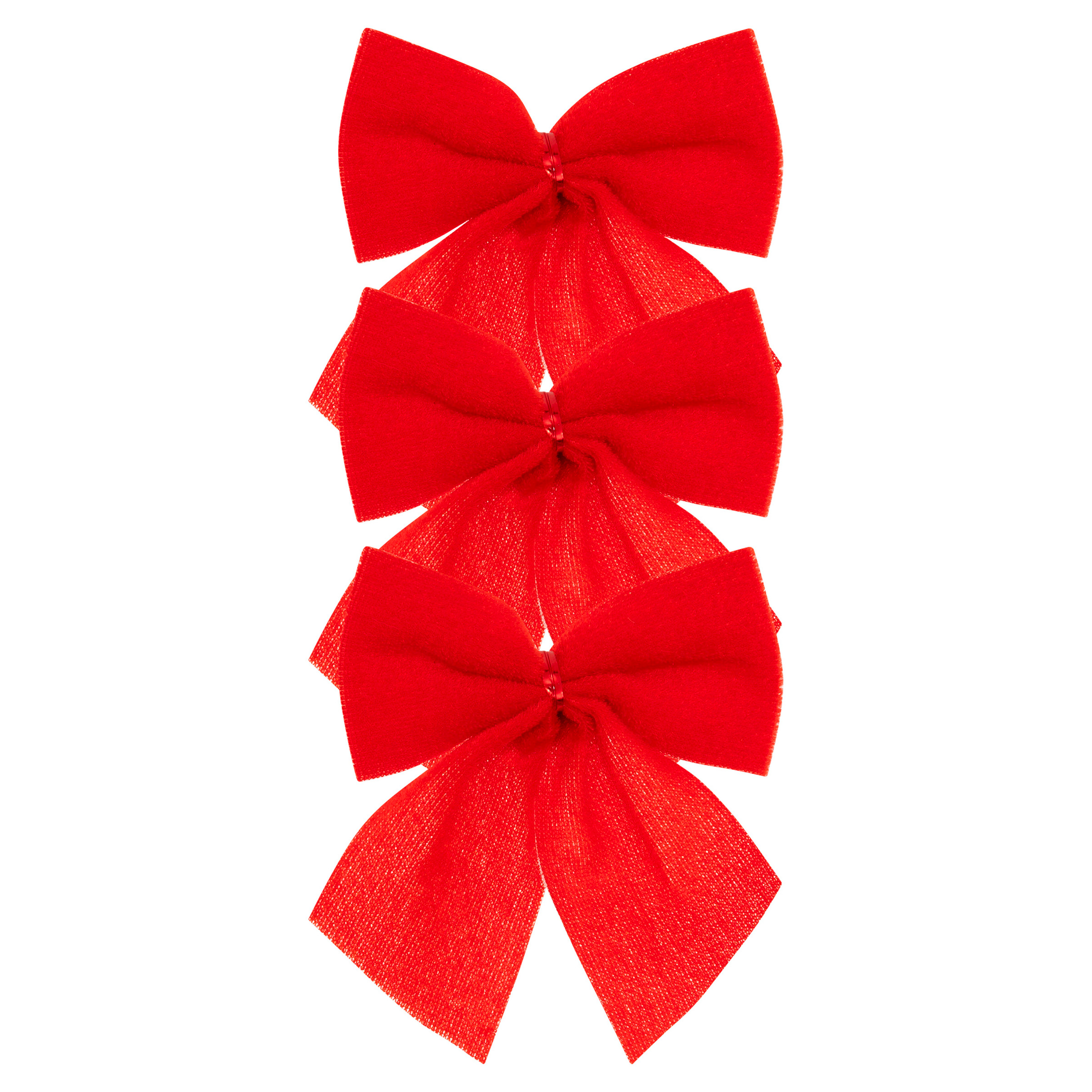 Lot De 36 Nœuds De Noël Rouges Avec Feuille D'or - Décorations Pour Sapin, Cadeaux, Couronnes, Mariage, Anniversaire - 13