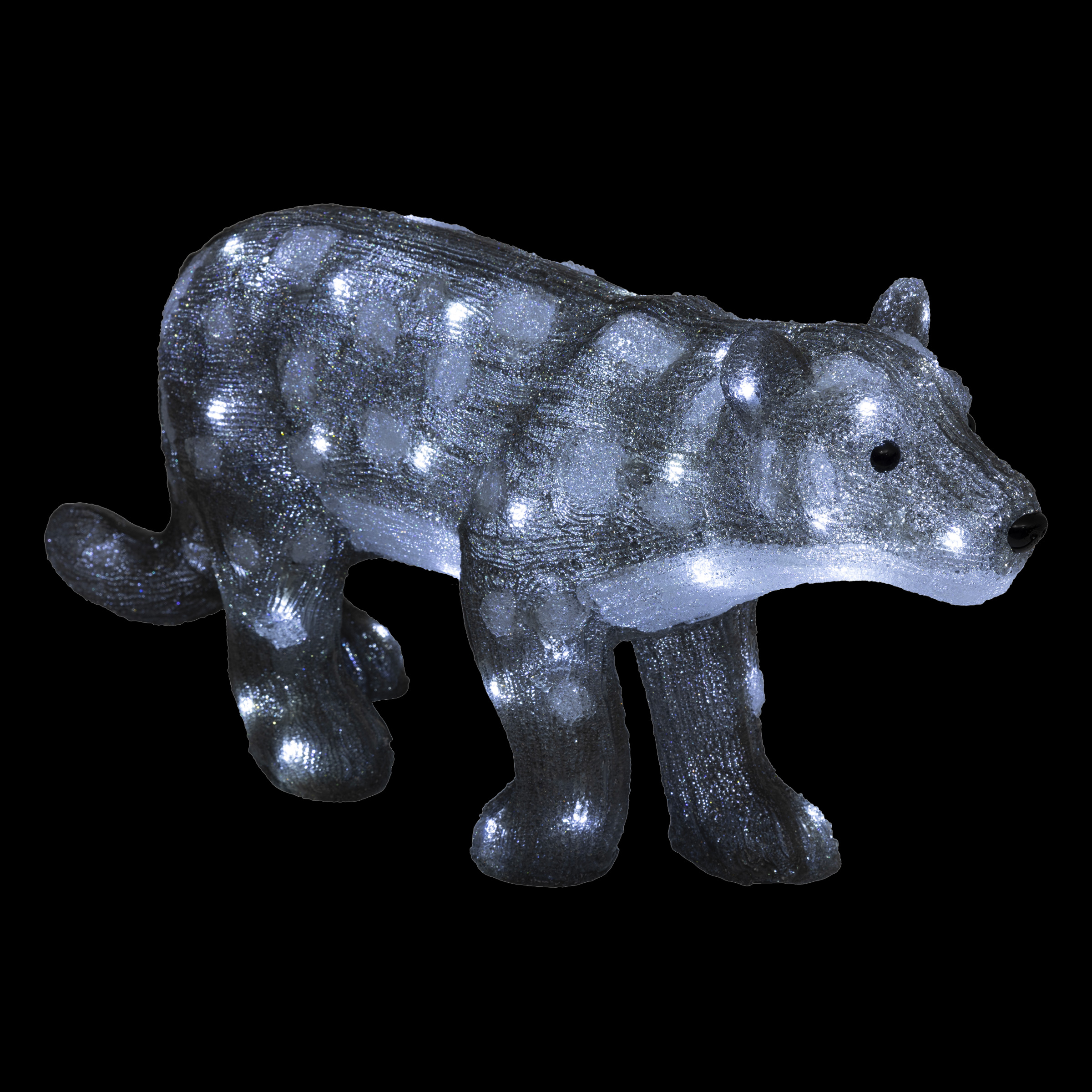 Pantera iluminada con energÃa solar60 LED (74 x 19 cm) Nox Gris